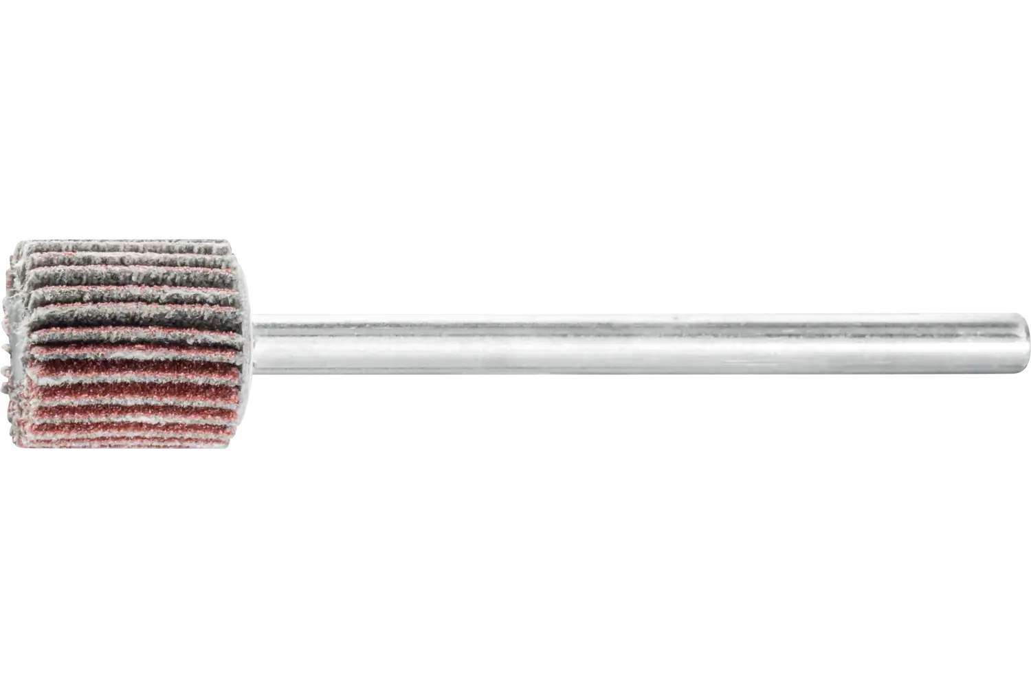 Picture of Pferd Mounted Flap Wheel, 3/8" X 3/8, 180 Grit, 1/8" Shank, Aluminum Oxide